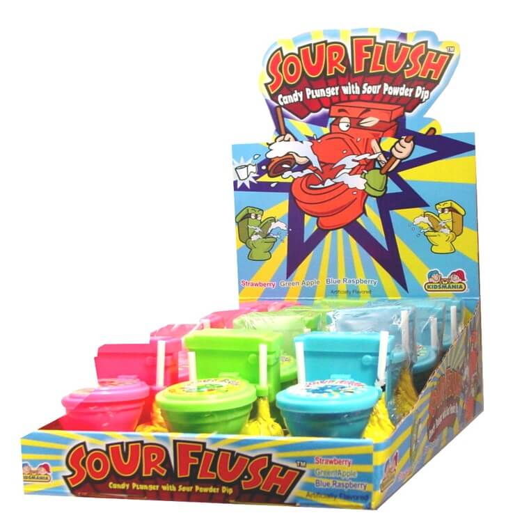 KidsMania Sour FLush Novelty Candy